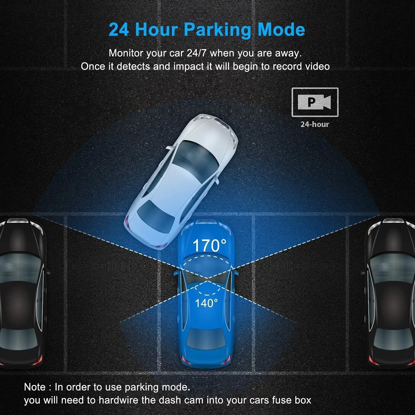 A8 4K Front, rear and Cabin Dashcam